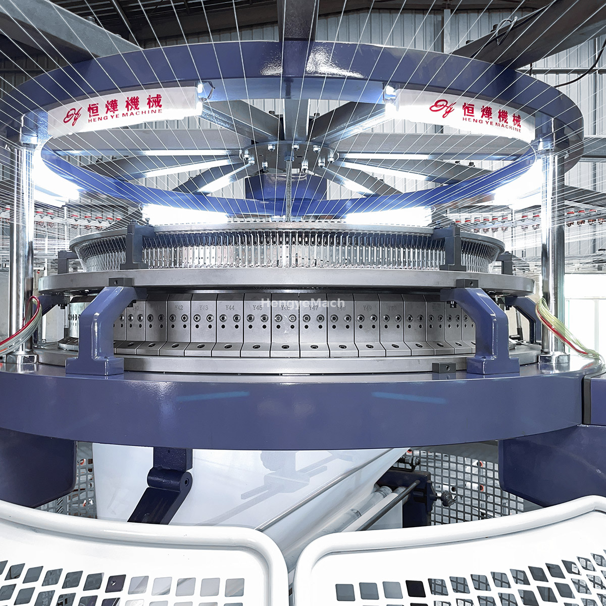 High Leg Single Jersey Circular Knitting Machine